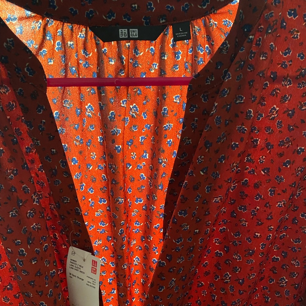 Women Drawstring 3/4 Long Sleeve Dress